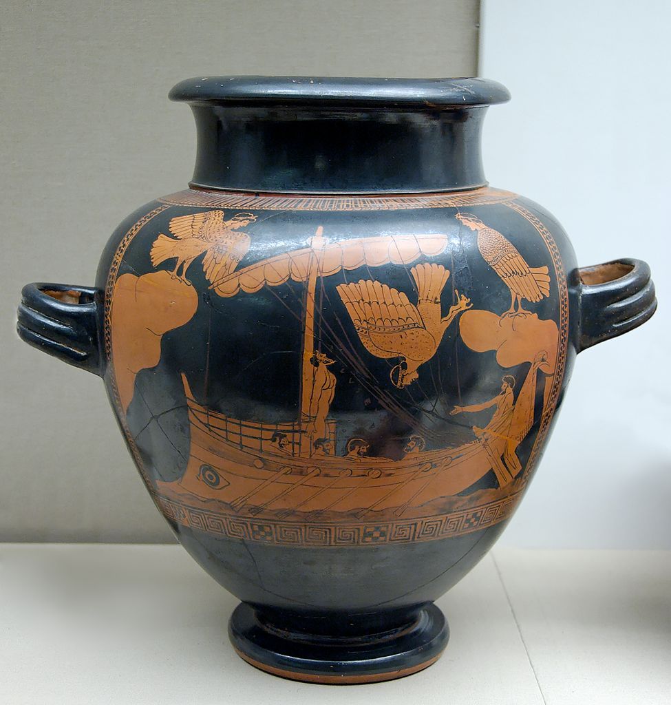 Disfraz Suposición Ceder Archivo:Odysseus Sirens BM E440.jpg - Wikipedia, la enciclopedia libre