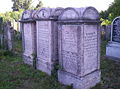 Graves of rabbies in the old Jewish cemetery in Pápa, Hungary Rabbisírok a pápai régi zsidó temetőben