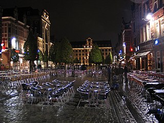 Oude Markt in Leuven