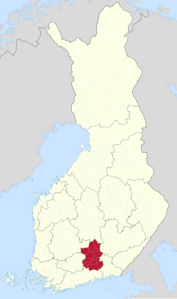 Päijät-Häme sijainti Suomi