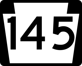 <span class="mw-page-title-main">Pennsylvania Route 145</span> State highway in Pennsylvania, US