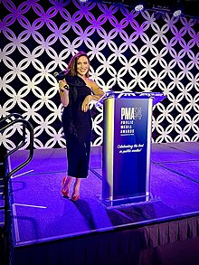 Whitney Reynolds hosting the 54th Annual Public Media Awards. PMA HOST.jpg