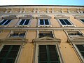 La facciata del palazzo