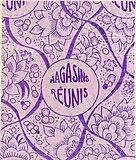 Papel de embalaje estilo Art Nouveau, para los Magasins Réunis de Nancy