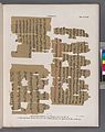 Papyrus. Hieratischer Papyrus aus Theben (Thebes). No. V, Lin. 68-76. Ein Teil von Papyrus No. VI, Vorderseite, Lin. 1-19; Rückseite, Lin. 1-6. (jetzt im K. Museum zu Berlin.) (NYPL b14291191-44346).jpg