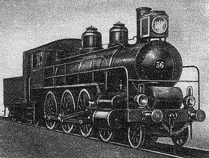 Locomotora de vapor Bp36 (B36), que condujo el tren en el que Leo Tolstoy viajó de Moscú a Yasnaya Polyana por última vez