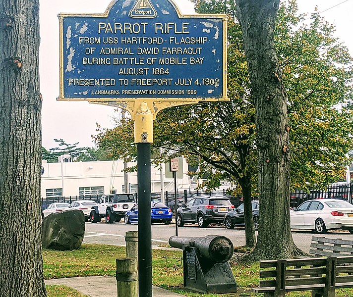 File:Parrot Rifle and Historic Marker 20211102 180140720.jpg