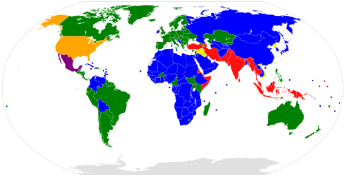 A political map of the world