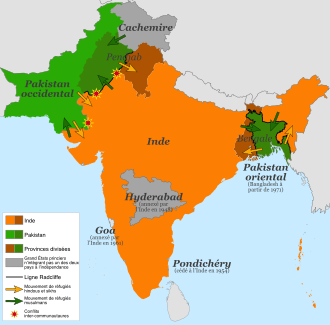 Résultat de recherche d'images pour "partition inde pakistan"