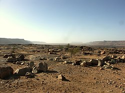 Landschap van de regio Tagant in Djouk