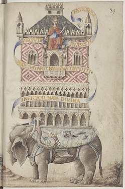 Allegoria di Venezia che rappresenta il Palazzo Ducale, f. 39r