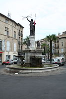 Fuente de la República en Pezenas