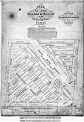 Village of Malton plan showing GTR station location Plan Village of Malton of the County of Peel 1877.jpg