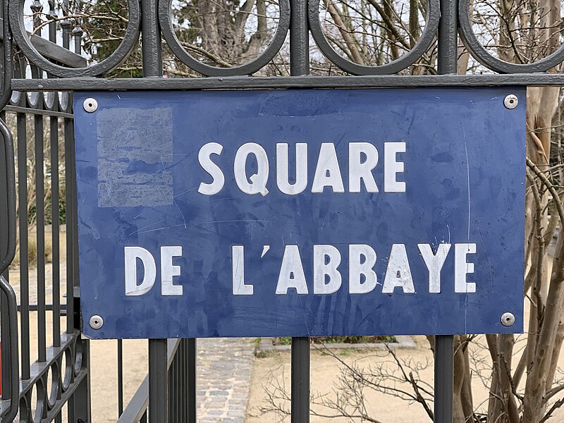 File:Plaque square Abbaye St Maur Fossés 2.jpg