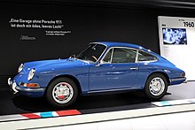 Porsche 911 2.0 Coupe (1964) at the Porsche Museum in Stuttgart Porsche 911 2.0 Coupe IMG 0819.jpg