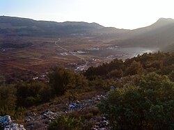 Panoramafoto von Potomje und Pijavičino