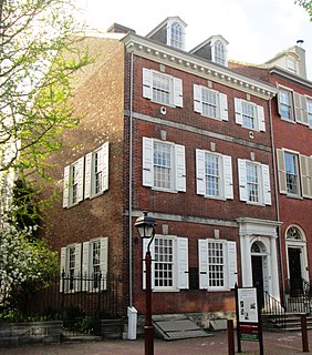 Powel House house museum in Philadelphia, Pennsylvania