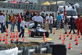 PRV13 taking part in FSAE Italy 2013 Pravega Racing at FSAE Italy.jpg