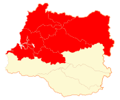 Location in the Los Ríos Region