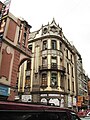 "Puente del Correo Mayor" building at the corner of Merced and Correo Mayor streets east of the Zocalo