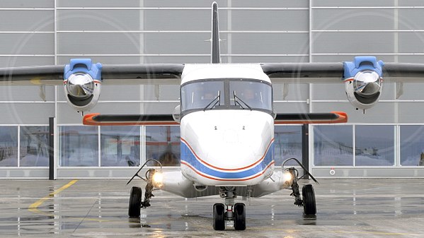 Head-on view of a Dornier 228