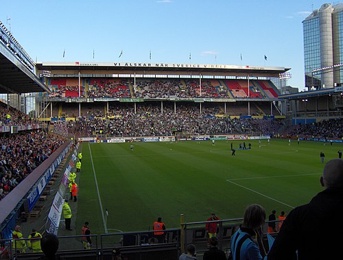 Råsunda Stadium hosted the shooting events for the 1912 Summer Olympics in Stockholm.