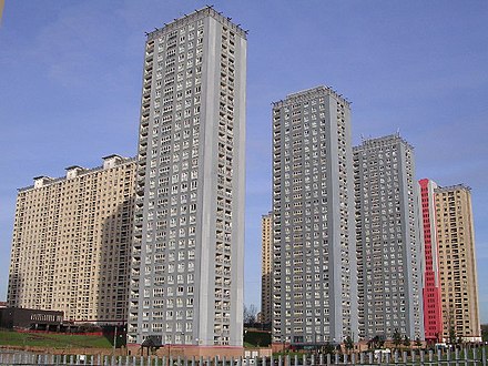 The now demolished Red Road estate came to symbolise the mistakes of the city's 1960s housing policy.