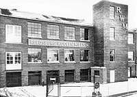 Reedsburg Woolen Mill in 1921. Reedsburg Woolen Mill Reedsburg1921.jpg