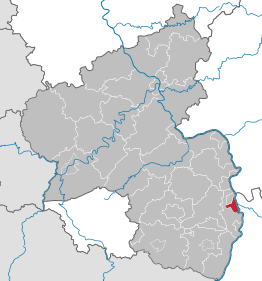 Kaart van Ludwigshafen am Rhein