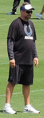 Chudzinski at the Colts training camp in 2015 RobChudzinski camp2015 1.jpg