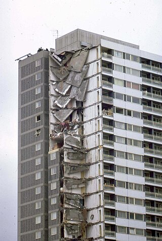 <span class="mw-page-title-main">Ronan Point</span> Partly collapsed tower block in London