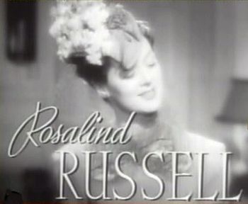 Cropped screenshot of Rosalind Russell from th...