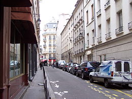 A Rue des Trois-Portes cikk szemléltető képe