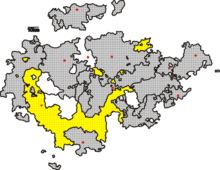 Karte des Freistaates Sachsen-Meiningen