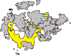 Mapa Saksonii-Meiningen