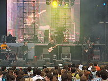 SSLYBY in concert in Moscow, Russia.