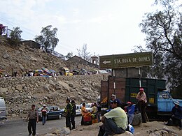 Quartier de Santa Rosa de Quives - Vue