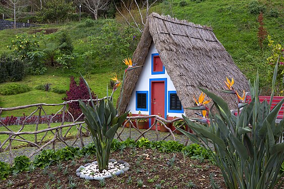 Traditional Madeirense home in Santana museum