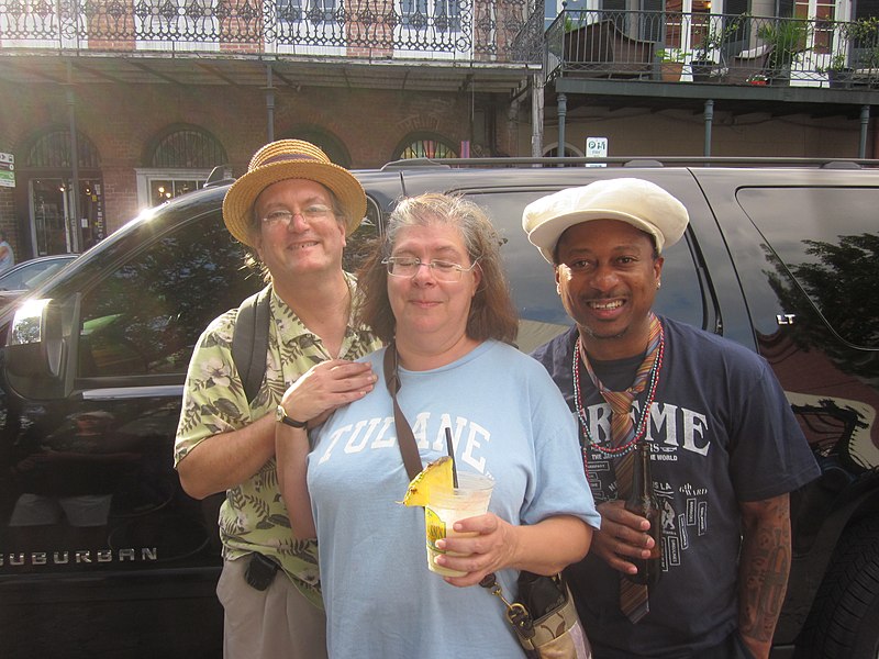 File:Satchmo SummerFest 2012 New Orleans - Kermit Ruffins, Ifrog, Ms Hollie.jpg