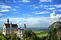 Schloss Neuschwanstein, view from Marienbrücke