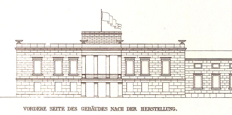 File:Schloss Glienicke Fassade Schinkel vorn.jpg