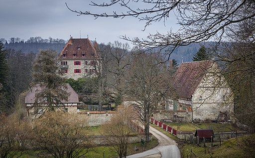 Schloss Neusteußlingen im Winter