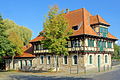 The castle mill in Burgsteinfurt, district of Steinfurt, North Rhine-Westphalia, Germany. This is a photograph of an architectural monument. It is on the list of cultural monuments of Steinfurt, no. 2.