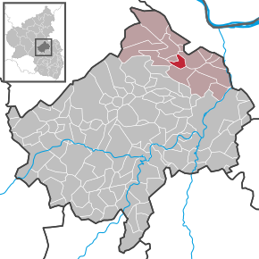 Poziția ortsgemeinde Schweppenhausen pe harta districtului Bad Kreuznach