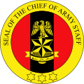 Seal for Chief of the Army Staff (Nigeria).svg