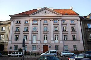 La façade du palais face à Ulica Długa