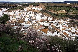 English: Setenil de las Bodegas, Cádiz Province, Spain. Tiếng Việt: Setenil de las Bodegas, tỉnh Cádiz, Tây Ban Nha.