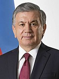 Portret van Shavkat Mirziyoyev