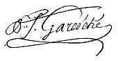 signature de Pierre-Isaac Garesché