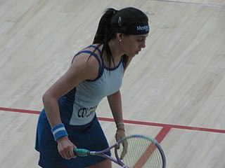 Silvia Angulo Colombian squash player